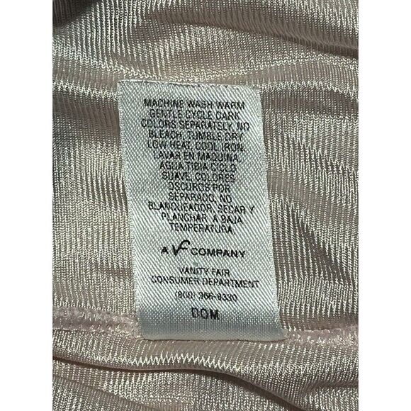 Vintage Vanity Fair Pink Nightgown Large Sleeveless Floral Embroidery 30-767 - Picture 6 of 8